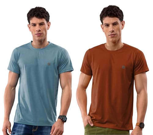 Lux Nitro Pack of 2 Men's Round Neck Tshirt