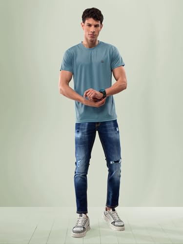 Lux Nitro Pack of 2 Men's Round Neck Tshirt - Image 3