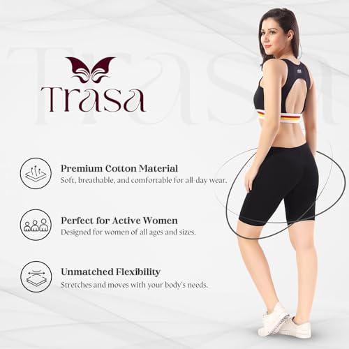 TRASA Women's Cotton Fashion Biker