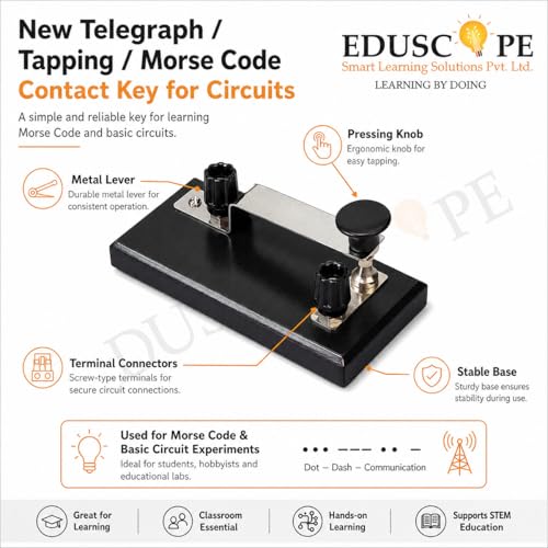 New Telegraph/Tapping/Morse Code Contact Key