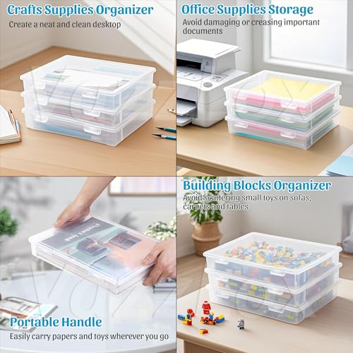 VazzLox A4 Clear File Storage