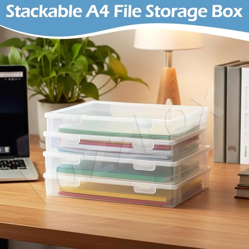 VazzLox A4 Clear File Storage