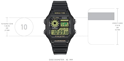 Casio Youth Series Digital Black