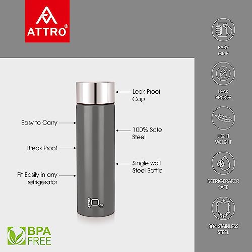 Attro O2 1100ml Stainless Steel