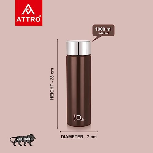 Attro O2 1100ml Stainless Steel