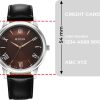 Titan Karishma Brown Dial Black Leather Strap Analog Watch - For - Image 5