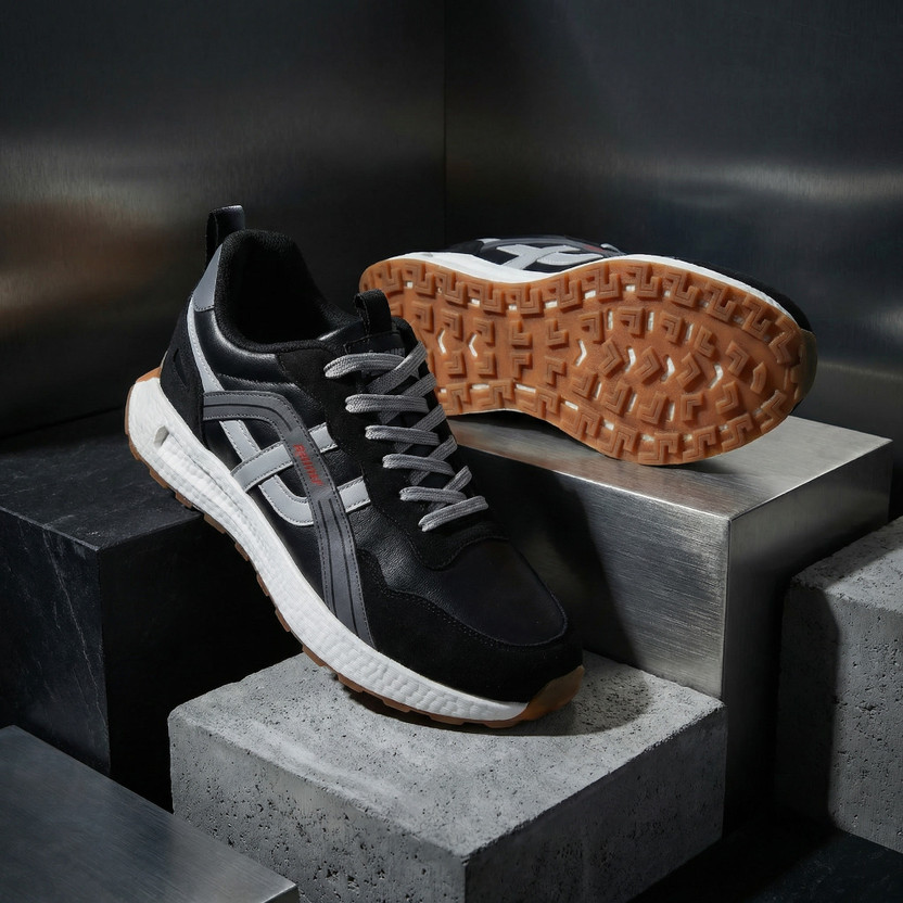REEBOK TREAD LITE LUX LP BLACK NONE NONE Walking Shoes For Men (B - Image 7