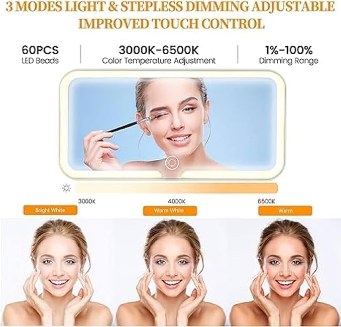 LED Car Vanity Mirror
