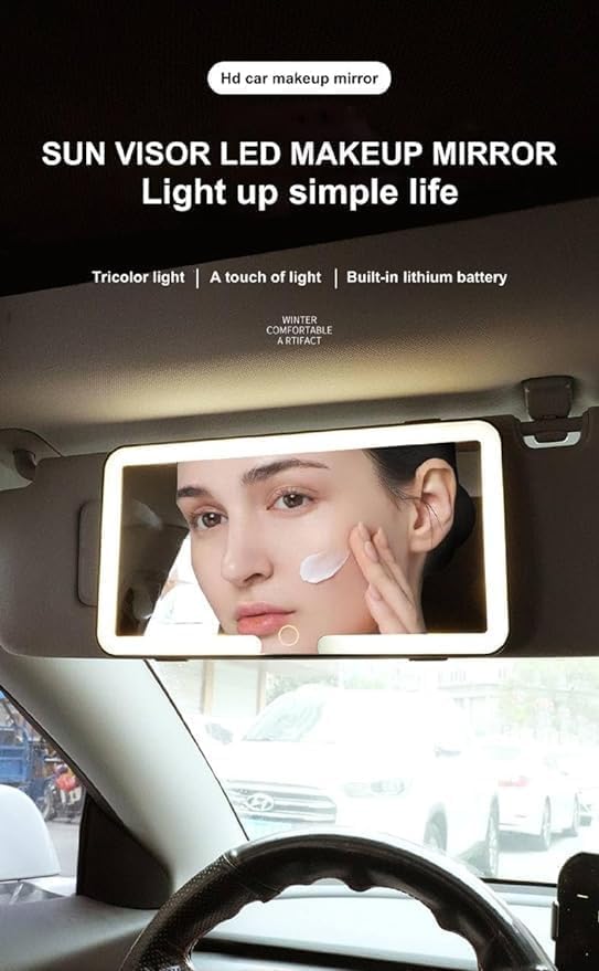 LED Car Vanity Mirror