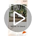 WLIVE Engineered Wood White Tv