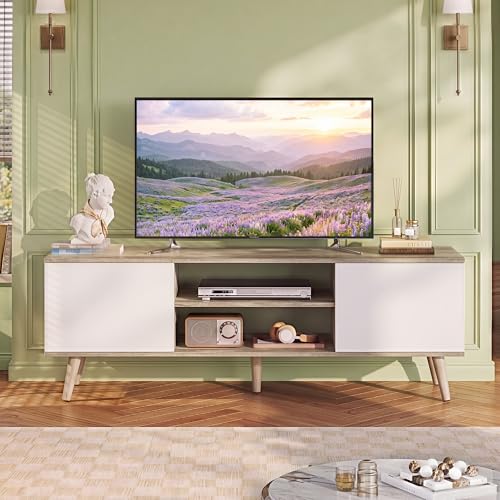 WLIVE Engineered Wood White Tv