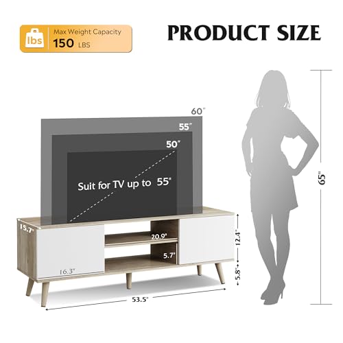 WLIVE Engineered Wood White Tv