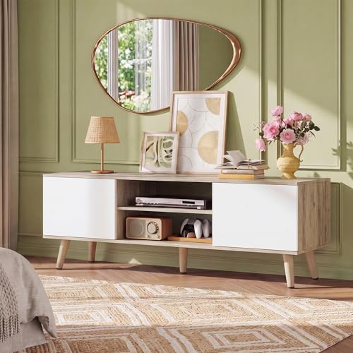 WLIVE Engineered Wood White Tv