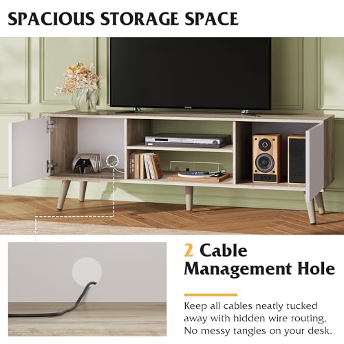 WLIVE Engineered Wood White Tv