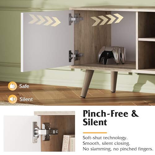 WLIVE Engineered Wood White Tv