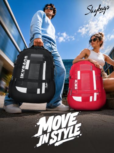 Skybags Cipher 32L Laptop Backpack (Upto 16"), 3 Compartments - Image 2