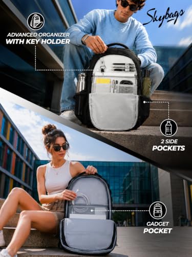 Skybags Cipher 32L Laptop Backpack (Upto 16"), 3 Compartments - Image 5