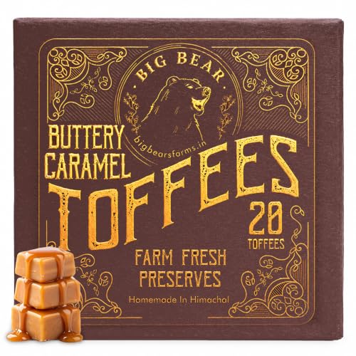 Big Bear Farms Handmade Buttery Caramel Toffee 300g | Gluten Free