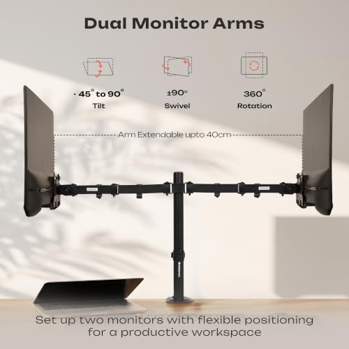 Zebronics DMS700 Dual Monitor Arms