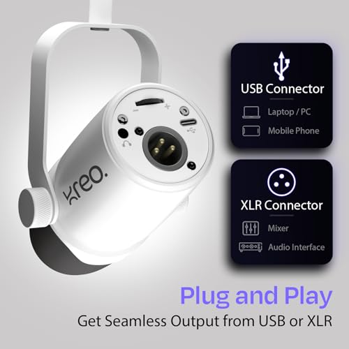 Kreo Kast Dynamic Mic, XLR/USB