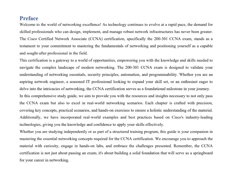CCNA 200-301 Certification eBook –