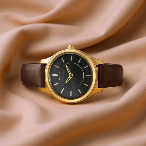 Titan Black Dial Analog Watch for Women-NR2638YL01 - Image 2