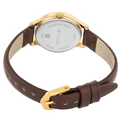 Titan Black Dial Analog Watch for Women-NR2638YL01 - Image 4