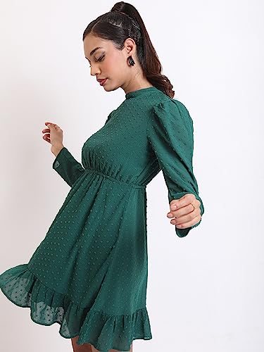 KETCH Women Bodycon Above Knee Regular Fit Full Sleeve Dress - Image 2