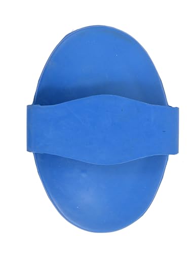Horse And Dogs Rubber Curry Comb (Blue) - Image 2