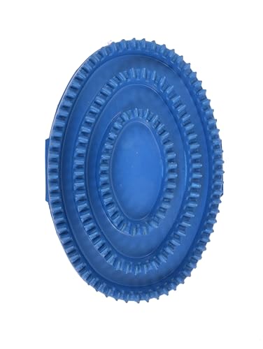 Horse And Dogs Rubber Curry Comb (Blue) - Image 3