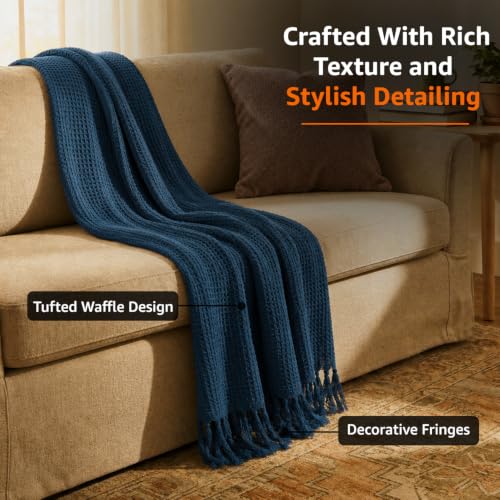 Amazon Basics Waffle Throw Blanket