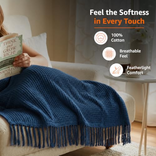 Amazon Basics Waffle Throw Blanket