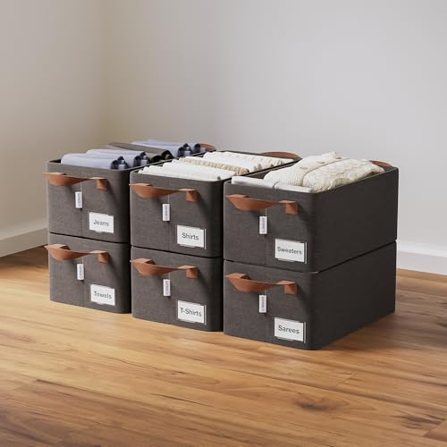 BOXJOY 6 Pcs Wardrobe Cloth