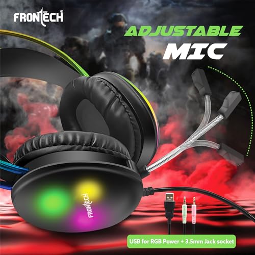 FRONTECH Gaming Headset with RGB