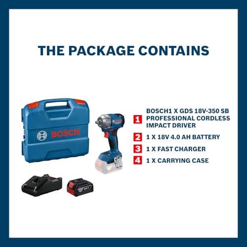 BOSCH GDS 18V-350 Cordless Impact