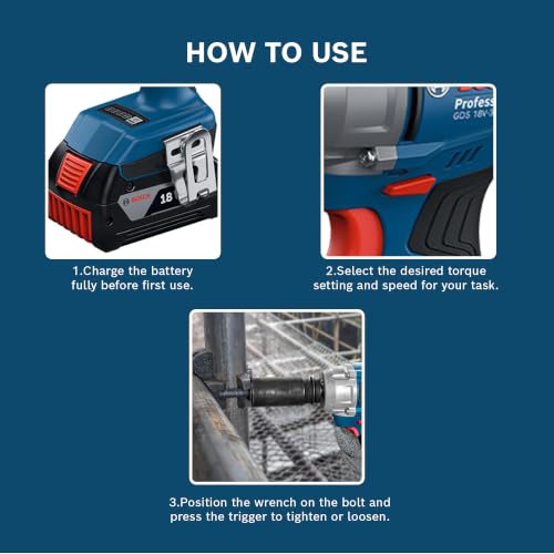 BOSCH GDS 18V-350 Cordless Impact