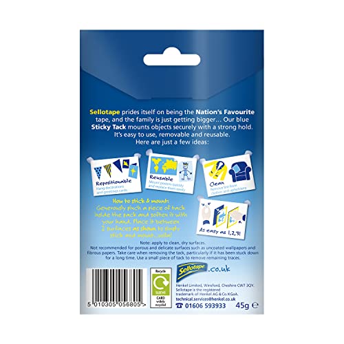Sellotape Sticky Tack For Home