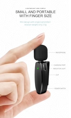 Juarez JRZAP0042 Wireless Lavalier Microphone