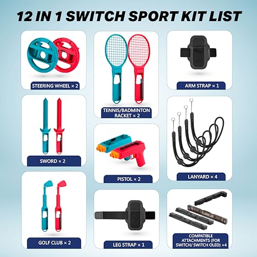 NiTHO 12-in-1 Sports Accessories Bundle