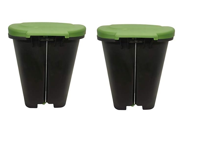 Cello Plastic Pedal Step-On Garbage Dustbin 50 Ltr,Green/Green (COMBO) - Image 5