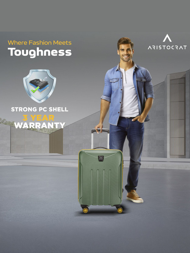 ARISTOCRAT Small Cabin Suitcase (55 cm) 8 Wheels - Falcon Pro Pol - Image 2