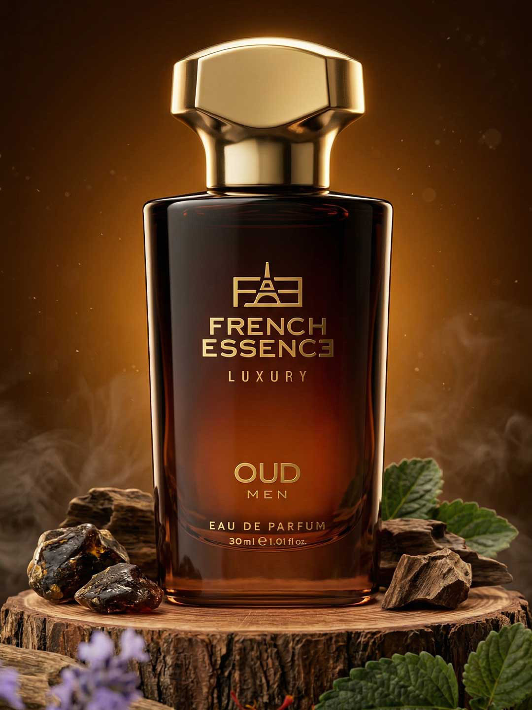 FRENCH ESSENCE Men Oud Long Lasting Luxury Eau De Parfum - 30 ml