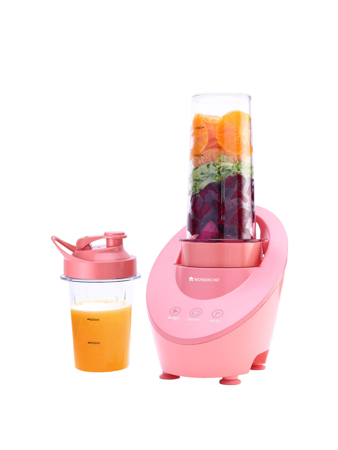 Wonderchef Magneto Blender, Smoothie & Juice Maker, 2 Jars, 200W