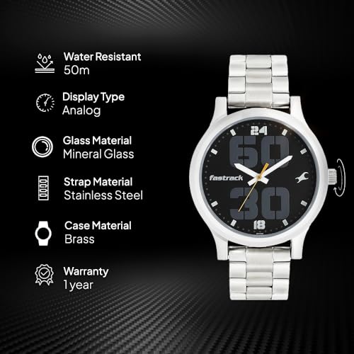 Fastrack Bold Quartz Analog Black