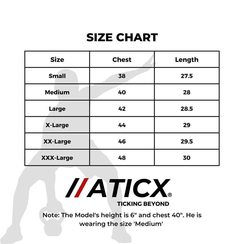 ATICX Slim Fit Polyester Sports