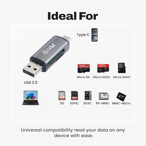EVM 4-in-1 OTG Card Reader