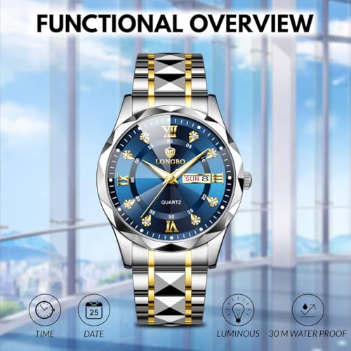 LONGBO Trident Diamond Analog Watch