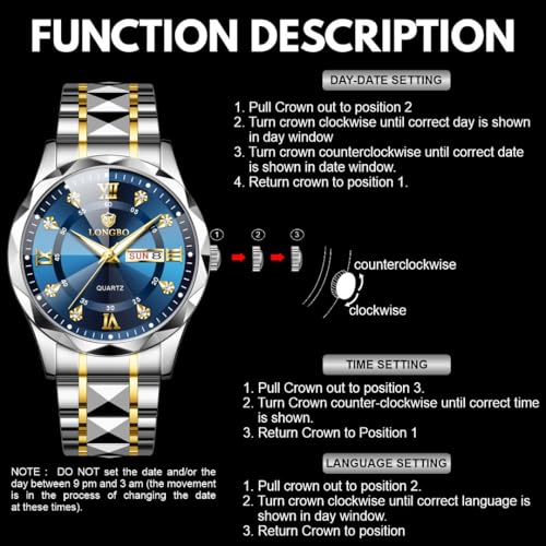 LONGBO Trident Diamond Analog Watch