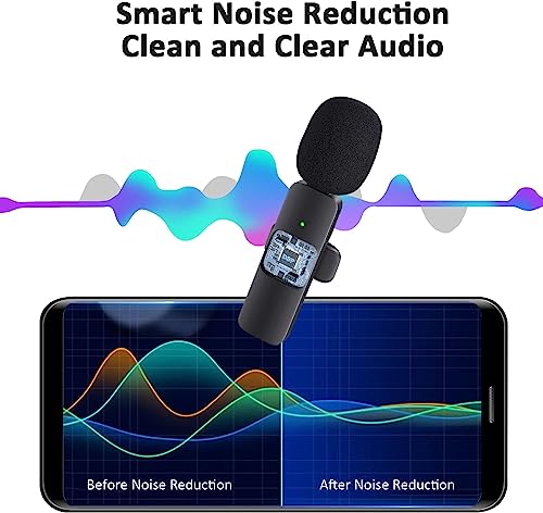 TECHNOVIEW Wireless Microphone Lavalier Lapel