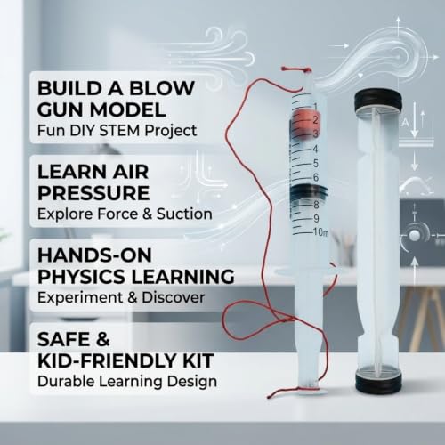 Pludo Blow Gun STEM Kit | STEM Educational Kit for Kids Ages 8–11 - Image 6